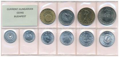 1989. 2f-20Ft (10xklf) érmés forgalmi sor fóliatokban T:UNC Adamo FO22