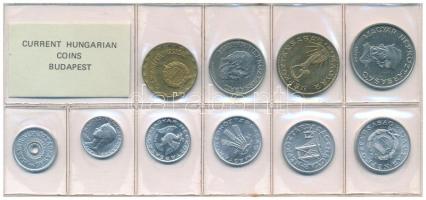 1984. 2f-20Ft (10xklf) érmés forgalmi sor fóliatokban T:UNC Adamo FO17