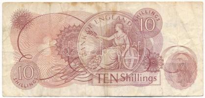 Nagy-Britannia DN (1961-1962) 10Sh T:F,VG folt
Great Britain ND (1961-1962) 10 Shillings C:F,VG spo...