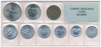 1975. 2f-10Ft (9xklf) érmés forgalmi sor fóliatokban T:UNC patina Adamo FO8