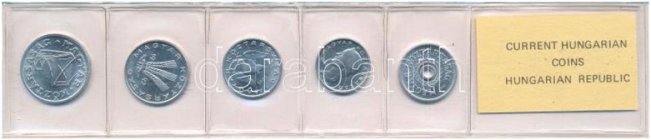 1992. 2f-50f Al (5xklf) fillér forgalmi sor fóliatokban T:UNC Adamo FO25