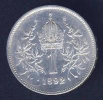 Ausztria 1892. 1K Ag T:2/2- R!