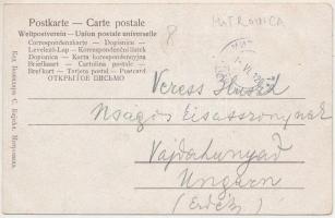 1912 Szenternye, Macvanska Mitrovica (Szávaszentdemeter, Sremska Mitrovica); Fő utca, üzletek / main...