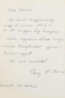 Thiery H. Ilona: A kör bezárul. Regény. DEDIKÁLT! Youngstown, én., Katolikus Magyarok Vasárnapja - S...