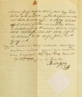 1854 Pest, Két Szerecsen és Könyök utcában (Ez utca vonalában épült meg a Sugár út később) álló ház ...