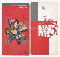 1997-1998 MATÁV Telefonkártya-katalógusok, 2 db: 1997 Telefon kártya katalógus 3., Telefonkártya-katalógus 1991-1998.