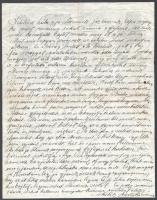 1924 Bp. VI. Teréz krt. 54., Libál és März optikus fejléces levélpapírjára írt levél