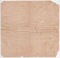 1951. Második Békekölcsön jegyzés igazolása, névre szóló, sorszámozott, részben kitöltött űrlap T:VG