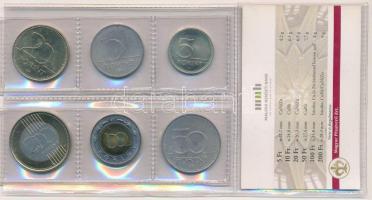 2012. 5Ft-200Ft (6xklf) "MAGYARORSZÁG" forgalmi sor fólia tokos szettben T:UNC