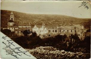 1901 Veli Losinj, Lussingrande; látkép / general view. photo (kis szakadások / small tears)