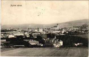 1909 Nyitra, Nitra; látkép. Fürst Sz. kiadása / general view (fl)