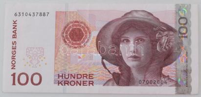 Norvégia 1995. 100K T:F szép papír Norway 1995. 100 Kroner C:F fine paper Karuse P#47