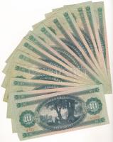 1969. 10Ft (13x) T:F közte szép papír 
Adamo F7