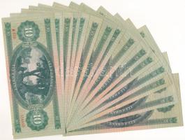 1962. 10Ft (15x) T:F többségében szép papír
Adamo F6