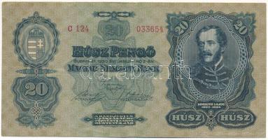 1930. 20P "C 124 033654" T:F szép papír Adamo P11