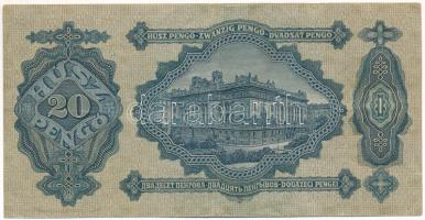 1930. 20P "C 124 033654" T:F szép papír
Adamo P11