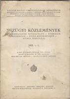 Vízügyi közlemények 1933/1