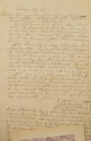 cca 1700-1880 Okmány hagyaték tétel, számos nyugta, levél, összeírás, stb helytörténeti, megfejteni ...