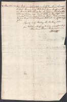 1813. május 2. 18. századi oklevélkivonat a Turóc vármegyei Bulyovszky, a körmöci Hellenbach és a Ho...