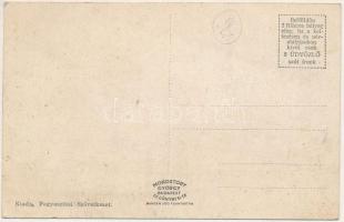 Pered, Tesedíkovo; Hősök szobra az Országzászlóval és kultúrházzal. Fogyasztási szövetkezet kiadása ...