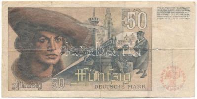 NSZK 1948. 50M T:VG szakadás, tűlyuk
FRG 1948. 50 Mark C:VG tear, pin holes
Krause P#14