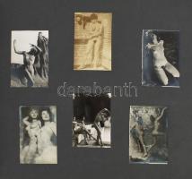 Nagy terjedelmű erotikus album, fotókkal, metszetekkel