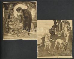 Nagy terjedelmű erotikus album, fotókkal, metszetekkel