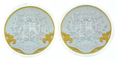DN "A Szent Korona évezrede - A korona elrablása 1440, A korona a Parlamentben 2000" arany...