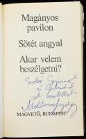 Moldova György: Magányos pavilon, Sötét angyal, Akar velem beszélgetni (három mű egy kötetben). Bp.,...
