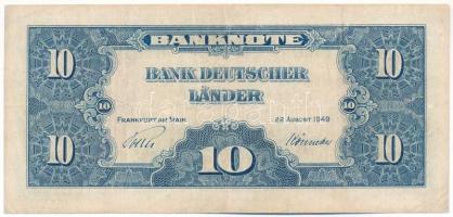 NSZK 1949. 10M T:F 
FRG 1949. 10 Mark C:F 
Krause P#16