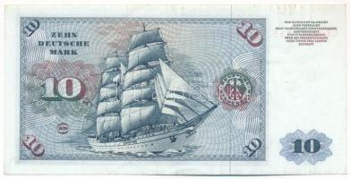 NSZK 1970. 10M T:F tűlyuk
FRG 1970. 10 Mark C:F pin holes
Krause P#31a