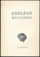 Dr. Joó Tibor: Edelény múltjából. Műemlékeink a kastély, a református templom, a vár. Különlenyomat. Entz Gézának DEDIKÁLT! Kiadói papírkötés, jó állapotban.