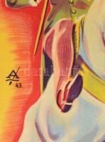 Ördöglovas. Moziplakát (filmplakát, rácsplakát), 1943-44. Fényes Aliz, vitéz Benkő Gyula, Sulyok Már...