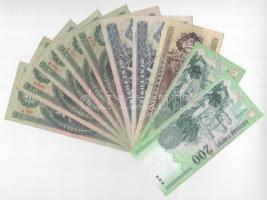 1962. 10Ft (5x) + 1975. 20Ft (2x) + 1986. 50Ft + 2005-2007. 200Ft (2x) T:XF-F