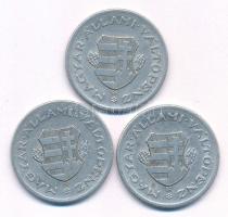 1946. 1Ft Al "Kossuth-címer" (3x) T:XF,VF Adamo F6