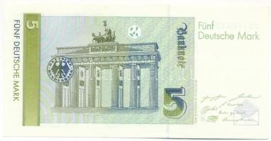 NSZK 1991. 5M T:AU
FRG 1991. 5 Mark C:AU
Krause P#37