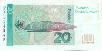 NSZK 1991. 20M T:F 
FRG 1991. 20 Mark C:F 
Krause P#39a