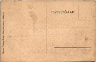 Humoros első világháborús antant-ellenes grafikai lap. Központi hatalmak katonái az Antant hatalmak ...