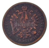 Ausztria / olasz verdejel 1860V 1kr Cu Velence T:VF Austria / Italian mintmark 1860V 1 Kreuzer Cu Venice C:VF