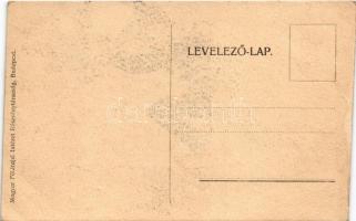 Humoros első világháborús propaganda lap, osztrák-magyar krampusz katona az Antant hatalmak ellen. A...