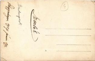 1927 Budapest XI. Lágymányos, fürdőzők a strandon. photo (fa)