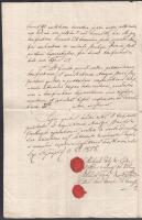 1808. augusztus 3. Nyírjes A sárosi szolgabírák és ülnökök előtt Ladomérszky László, a mindszenti pa...