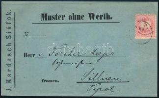 1882 Muster ohne Werth. rajta Színesszámú 5kr