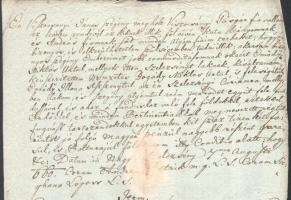 1660. augusztus 7. Nagyszelezsény (ma Szlovákia, Slazany) Viszocsányi János (egyik legrégebbi Trencs...