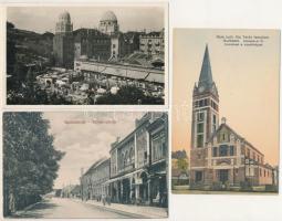 50 db régi magyar és történelmi magyar város képeslap / 50 pre-1945 Hungarian and historical Hungari...