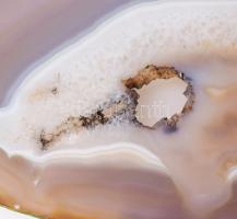 Nagy méretű csiszolt achát lap, 20×34 cm