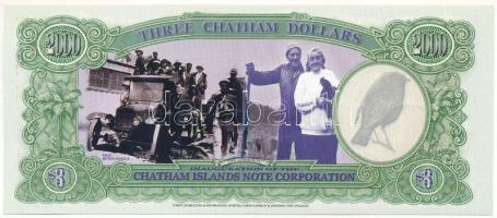 Új-Zéland / Chatham Island 2000. 3$ T:UNC
New Zealand / Chatham Island 2000. 3 Dollars C:UNC