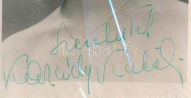 Karády Katalin (1910-1990) színésznő fotólap autográf aláírásával 9x14 cm