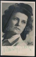Karády Katalin (1910-1990) színésznő fotólap autográf aláírásával 9x14 cm