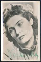 Karády Katalin (1910-1990) színésznő fotólap autográf aláírásával 9x14 cm